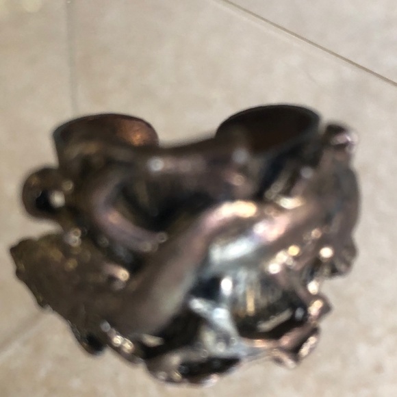 Vintage 1960’s Zodiac Horoscope Pisces Sign Fish unisex Metal Ring - Picture 6 of 16